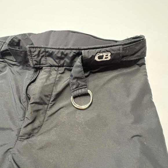 Vtg 80s CB Sports Gore-Tex Pants Mens 38 Black Full Side Zip - Picture 7 of 16